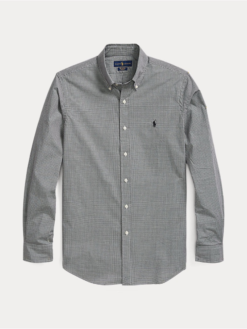 Ralph Lauren Blake Men’s Black Micro-Check Button-Down Shirt